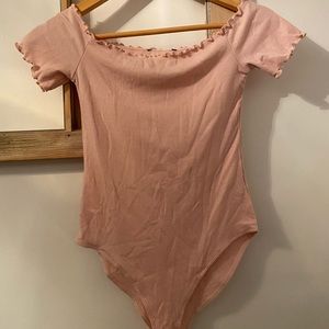 Dusty rose bodysuit